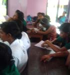 Awareness class on palliative care to school children conducted by Vridhasadanam Kochi
