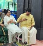 Famous playback singer Sri M G Sreekumar visits Vridha Sadanam